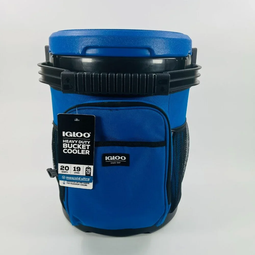Igloo Heavy Duty Bucket Cooler 'Sport Blue' 20QTCOOLBUCK-SPORTBLUE 20 Quart